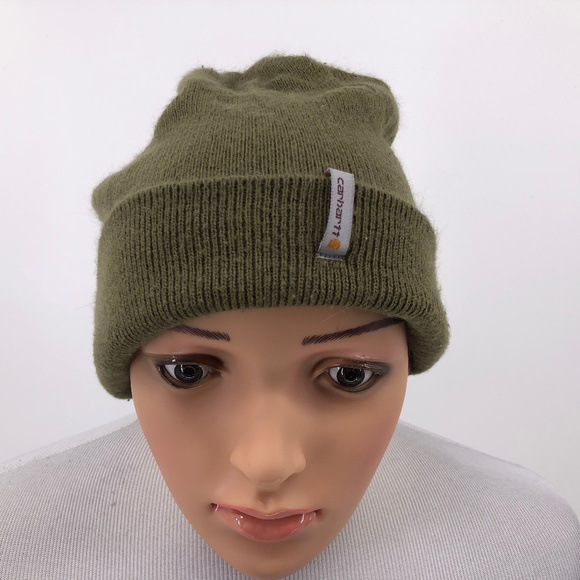 army green carhartt beanie